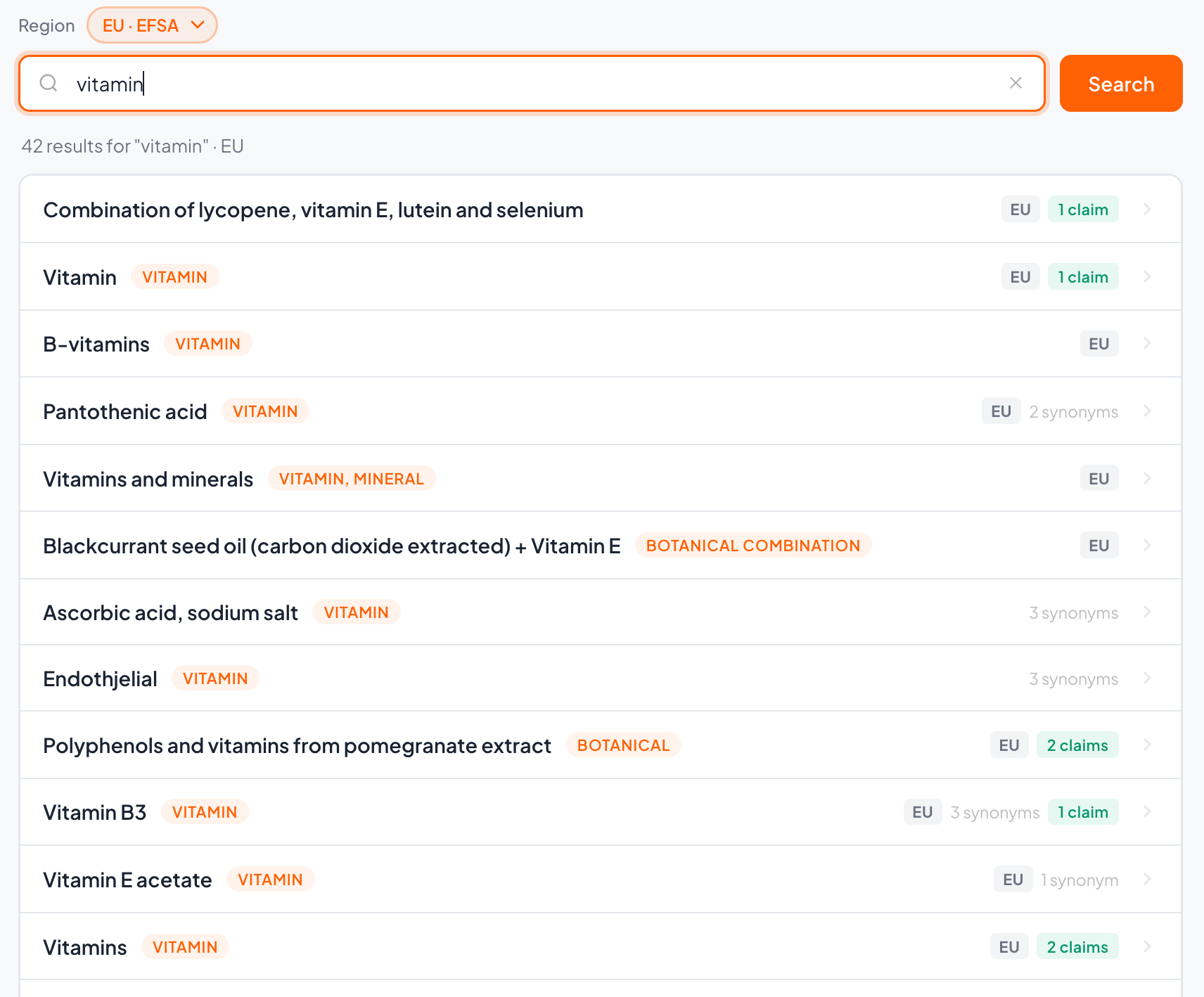Regulatory explorer
